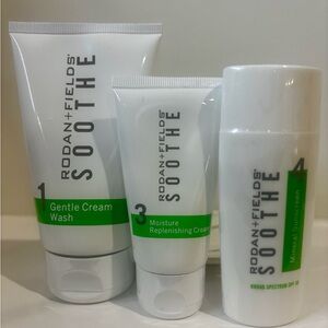 NEW SEALED Rodan + Fields Soothe Skincare Routine for Sensitive Skin - 3 pc